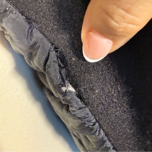 Schott NYC Black Wool Peacoat – Made in Canada - Picture 12 of 16